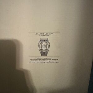 Classic Lenox Empire Vase